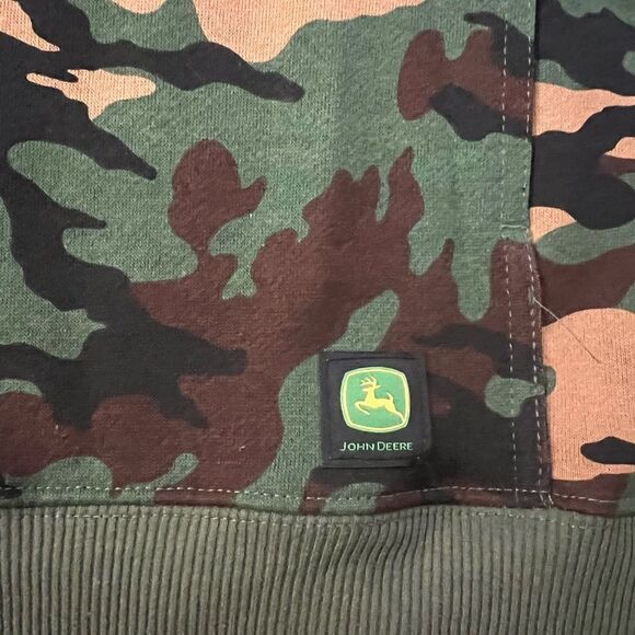 John Deere  Core Graphic Logo Hoodie Camo- Size XL - Picture 10 of 10
